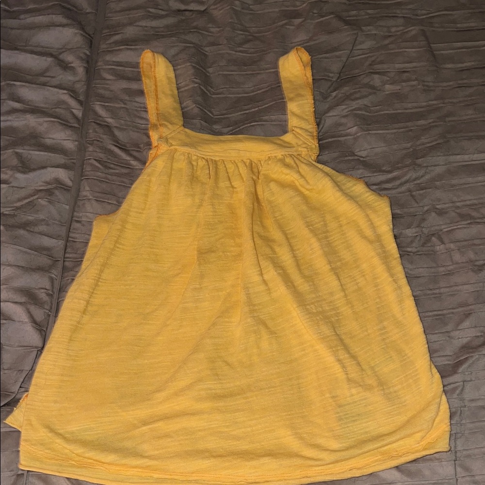 We The Free Bright Yellow Tank Top